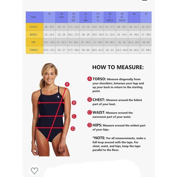 TYR Black Performance Swimsuit Woman Size 32 Small NWT Laps Practice Training - Picture 8 of 10